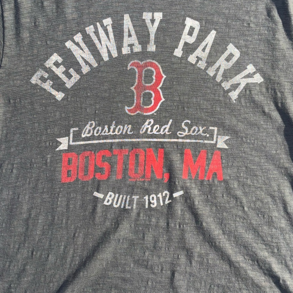 47 Brand Fenway Park Boston Red Sox Graphic Tee Size‎ Large Baseball Gray - Picture 7 of 10